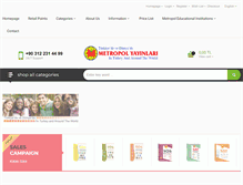 Tablet Screenshot of metropolyayinlari.com